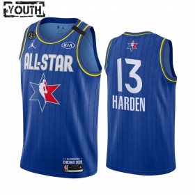 Maglia NBA Houston Rockets James Harden 13 2020 All-Star Jordan Brand Blu Swingman - Bambino